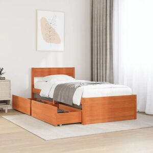vidaXL Bed Frame with Drawers - 90x200 cm - Bed Type vidaXL Bed Frame with Drawers - 90x200 cm - Bed Type