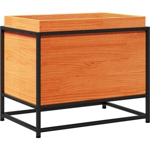 vidaXL Garden Planter Wax Brown Solid Wood Pine - Garden Planter vidaXL Garden Planter Wax Brown Solid Wood Pine - Garden Planter