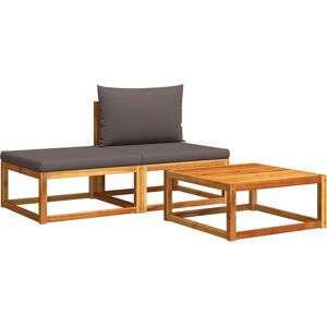 vidaXL Gartensessel Ohne Armlehnen Mit Kissen Massivholz Akazie - Stabil, wetterfest, bequem vidaXL Gartensessel Ohne Armlehnen Mit Kissen Massivholz Akazie - Stabil, wetterfest, bequem