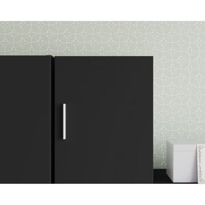 vidaXL Wall Cabinet Black 30x42.5x40 cm Engineered Wood - Wall Cabinet vidaXL Wall Cabinet Black 30x42.5x40 cm Engineered Wood - Wall Cabinet