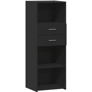 Buffet haut noir vidaXL - Armoire de rangement - Publicité Buffet haut noir vidaXL - Armoire de rangement - Publicité