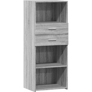 vidaXL Buffet Grey Sonoma - Meuble de rangement - Publicité vidaXL Buffet Grey Sonoma - Meuble de rangement - Publicité