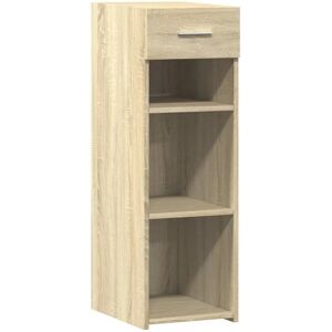 Buffet Sonoma en Chêne VidaXL - Bois d'ingénierie - 30x42,5x93 cm - Meuble de rangement moderne - Publicité Buffet Sonoma en Chêne VidaXL - Bois d'ingénierie - 30x42,5x93 cm - Meuble de rangement moderne - Publicité