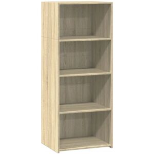 Buffet haut en bois d'ingénierie Sonoma 50x41x124 cm - Buffet - Publicité Buffet haut en bois d'ingénierie Sonoma 50x41x124 cm - Buffet - Publicité