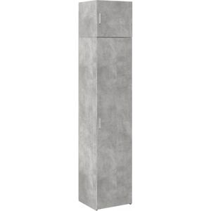 vidaXL Slim Storage Cabinet - Engineered Wood, Grey, 45x42.5x225 cm - Storage Cabinet vidaXL Slim Storage Cabinet - Engineered Wood, Grey, 45x42.5x225 cm - Storage Cabinet