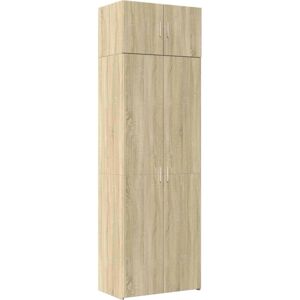 vidaXL Sonoma Oak Storage Cabinet - 70x42.5x225 cm vidaXL Sonoma Oak Storage Cabinet - 70x42.5x225 cm