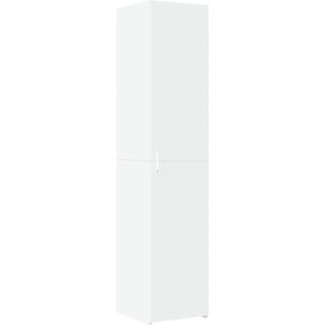 vidaXL White Highboard - Sideboard, Engineered Wood - Side Cabinet vidaXL White Highboard - Sideboard, Engineered Wood - Side Cabinet