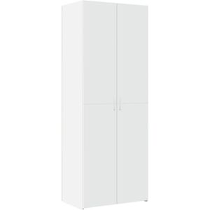 vidaXL White 70x42.5x185 cm Highboard - Sideboard Cabinet Storage vidaXL White 70x42.5x185 cm Highboard - Sideboard Cabinet Storage