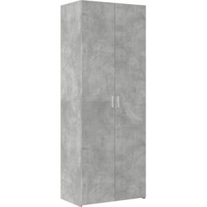 vidaXL Highboard Concrete Grey 70x42.5x185 cm Engineered Wood - Highboard vidaXL Highboard Concrete Grey 70x42.5x185 cm Engineered Wood - Highboard