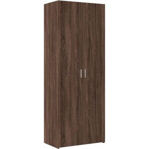vidaXL Brown Oak Highboard - Engineered Wood Storage Cabinet vidaXL Brown Oak Highboard - Engineered Wood Storage Cabinet