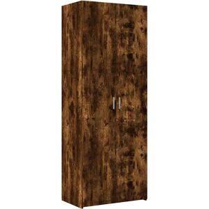 vidaXL Smoked Oak Highboard Sideboard - Highboard Sideboard vidaXL Smoked Oak Highboard Sideboard - Highboard Sideboard