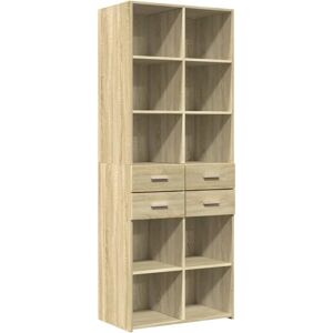 vidaXL Sonoma Oak Highboard - Sideboard Cabinet Storage - Modern Design vidaXL Sonoma Oak Highboard - Sideboard Cabinet Storage - Modern Design