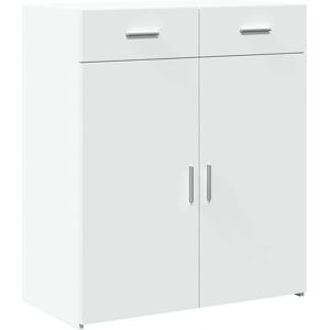 vidaXL White Sideboard - Storage Cupboard Highboard - 80x42.5x93 cm - Sideboard vidaXL White Sideboard - Storage Cupboard Highboard - 80x42.5x93 cm - Sideboard