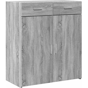 vidaXL Grauer Sonoma 80x42,5x93cm Holzwerkstoff Sideboard vidaXL Grauer Sonoma 80x42,5x93cm Holzwerkstoff Sideboard