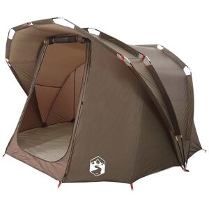 vidaXL 4-Person Brown Waterproof Fishing Tent - Tent vidaXL 4-Person Brown Waterproof Fishing Tent - Tent