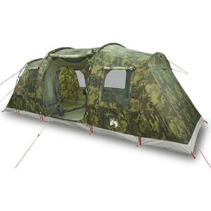 vidaXL Family Tent Tunnel 4-Person Waterproof Camouflage vidaXL Family Tent Tunnel 4-Person Waterproof Camouflage