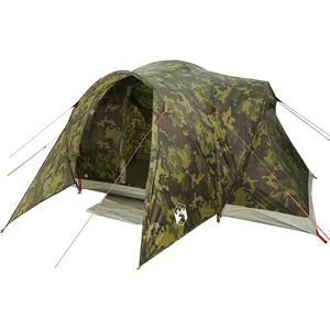 vidaXL Camouflage Family Tent 6-Person Waterproof - Family Tent vidaXL Camouflage Family Tent 6-Person Waterproof - Family Tent