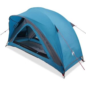 vidaXL Camping Tent 1 Person Blue Waterproof - Camping Tent vidaXL Camping Tent 1 Person Blue Waterproof - Camping Tent