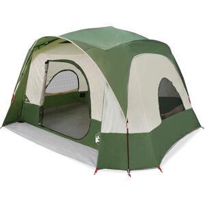VidaXL Family Tent Cabin 6-Person Green Waterproof - Tent VidaXL Family Tent Cabin 6-Person Green Waterproof - Tent