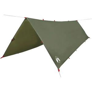 vidaXL Lona de acampamento Verde oliva 506x306 cm À prova d'água - Lona de acampamento vidaXL Lona de acampamento Verde oliva 506x306 cm À prova d'água - Lona de acampamento
