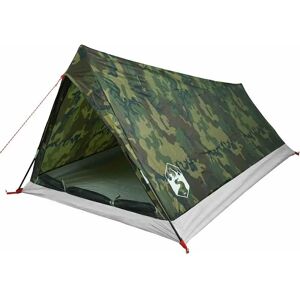 vidaXL Camping Tent 2-Person Camouflage Waterproof - Camping Tent vidaXL Camping Tent 2-Person Camouflage Waterproof - Camping Tent