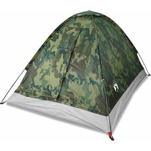 vidaXL Dome Tent 4-Person Camouflage Waterproof - Camping Tent vidaXL Dome Tent 4-Person Camouflage Waterproof - Camping Tent