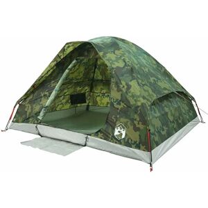 vidaXL Dome Tent Camouflage Waterproof - Tent vidaXL Dome Tent Camouflage Waterproof - Tent