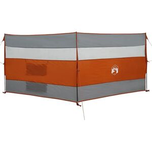 vidaXL Tela de proteção de camping cinza e laranja à prova d'água - Tela de proteção de camping vidaXL Tela de proteção de camping cinza e laranja à prova d'água - Tela de proteção de camping