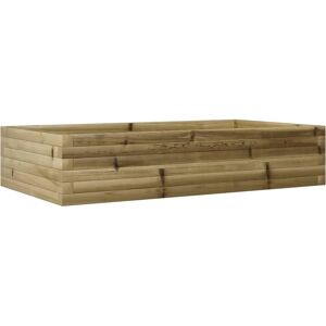vidaXL Havekasse 110x60x23 cm - Impregneret grantræ vidaXL Havekasse 110x60x23 cm - Impregneret grantræ