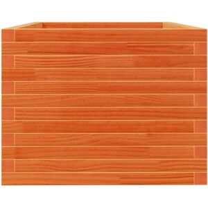 vidaXL Garden Planter Wax Brown 90x60x45.5 cm Solid Wood Pine - Garden Planter vidaXL Garden Planter Wax Brown 90x60x45.5 cm Solid Wood Pine - Garden Planter