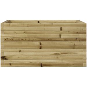 vidaXL Garden Planter - 90x60x45.5 cm - Wood, Brown vidaXL Garden Planter - 90x60x45.5 cm - Wood, Brown