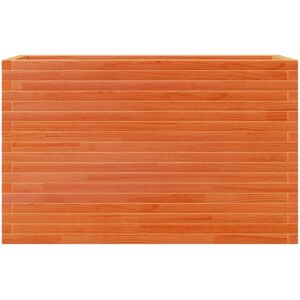 vidaXL Garden Planter Wax Brown 110x40x68.5 cm Solid Wood Pine - Garden Planter vidaXL Garden Planter Wax Brown 110x40x68.5 cm Solid Wood Pine - Garden Planter