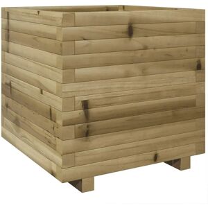 vidaXL Garden Planter 50x50x49.5 cm Impregnated Wood Pine vidaXL Garden Planter 50x50x49.5 cm Impregnated Wood Pine
