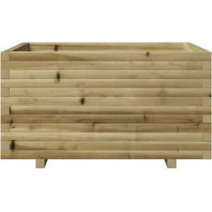 vidaXL Garden Planter - 90x60x49.5 cm Natural Impregnated Wood vidaXL Garden Planter - 90x60x49.5 cm Natural Impregnated Wood