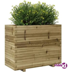 vidaXL Garden Planter Impregnated Pine Wood 90x40x72.5 cm - Garden Planter vidaXL Garden Planter Impregnated Pine Wood 90x40x72.5 cm - Garden Planter