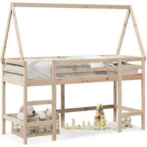 vidaXL Loft Bed with Ladder and Roof - Bed vidaXL Loft Bed with Ladder and Roof - Bed