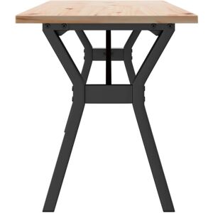 vidaXL Y-Frame Solid Wood Pine Coffee Table - Coffee Table vidaXL Y-Frame Solid Wood Pine Coffee Table - Coffee Table