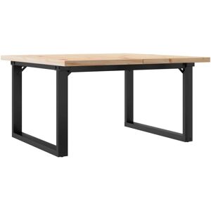 vidaXL O-Frame Pine Coffee Table - Solid Wood - 90x90x45.5 cm vidaXL O-Frame Pine Coffee Table - Solid Wood - 90x90x45.5 cm