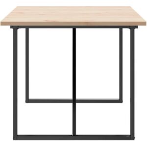 vidaXL O-Frame Dining Table - 180x90cm Solid Pine & Cast Iron vidaXL O-Frame Dining Table - 180x90cm Solid Pine & Cast Iron