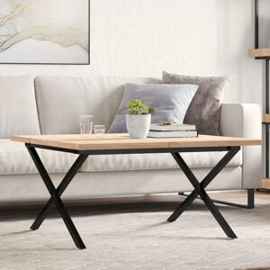 vidaXL Coffee Table X-Frame 80x80x45.5 cm - Coffee Table vidaXL Coffee Table X-Frame 80x80x45.5 cm - Coffee Table