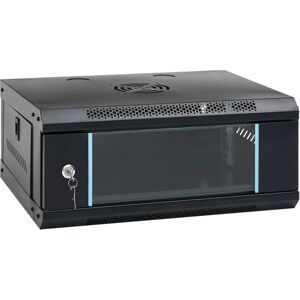 vidaXL 9U Wall Mounted Network Cabinet - 19" IP20 - Black vidaXL 9U Wall Mounted Network Cabinet - 19" IP20 - Black