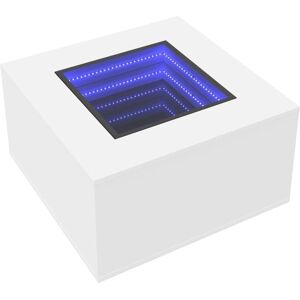 vidaXL White LED Coffee Table - 60x60x40 cm - Coffee Table vidaXL White LED Coffee Table - 60x60x40 cm - Coffee Table