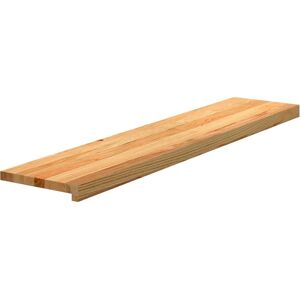 vidaXL Light Brown Solid Oak Stair Treads - Stair Tread vidaXL Light Brown Solid Oak Stair Treads - Stair Tread