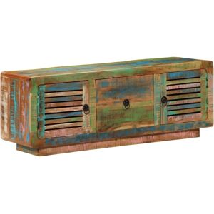 vidaXL 110x30x40 cm Solid Wood Reclaimed TV Cabinet - TV Type vidaXL 110x30x40 cm Solid Wood Reclaimed TV Cabinet - TV Type