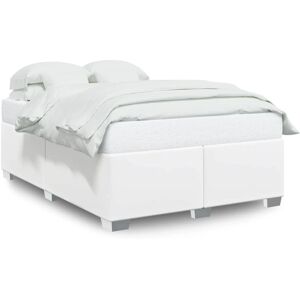 VidaXL Bettgestell - Unterstützung Weiß Modernes Design VidaXL Bettgestell - Unterstützung Weiß Modernes Design