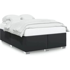 VidaXL 180x200 cm bedframe - Duurzaam zwart synthetisch leer VidaXL 180x200 cm bedframe - Duurzaam zwart synthetisch leer