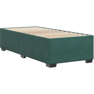 Vidaxl - Bettgestell Dunkelgrün Samtstoff 90x190cm - Bettgestell Vidaxl - Bettgestell Dunkelgrün Samtstoff 90x190cm - Bettgestell