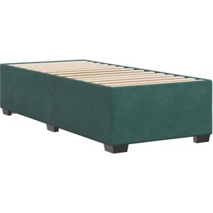 Vidaxl Bettrahmen - Dunkelgrüner Samt 90x200cm Vidaxl Bettrahmen - Dunkelgrüner Samt 90x200cm