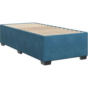 VidaXL 3284617 Bettgestell - Blau mit Latten VidaXL 3284617 Bettgestell - Blau mit Latten