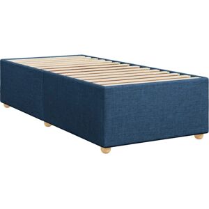 VidaXL 3284700 structure de lit - Bleu - Supportive et durable VidaXL 3284700 structure de lit - Bleu - Supportive et durable